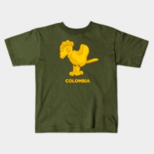 Ancient colombian golden bird Kids T-Shirt